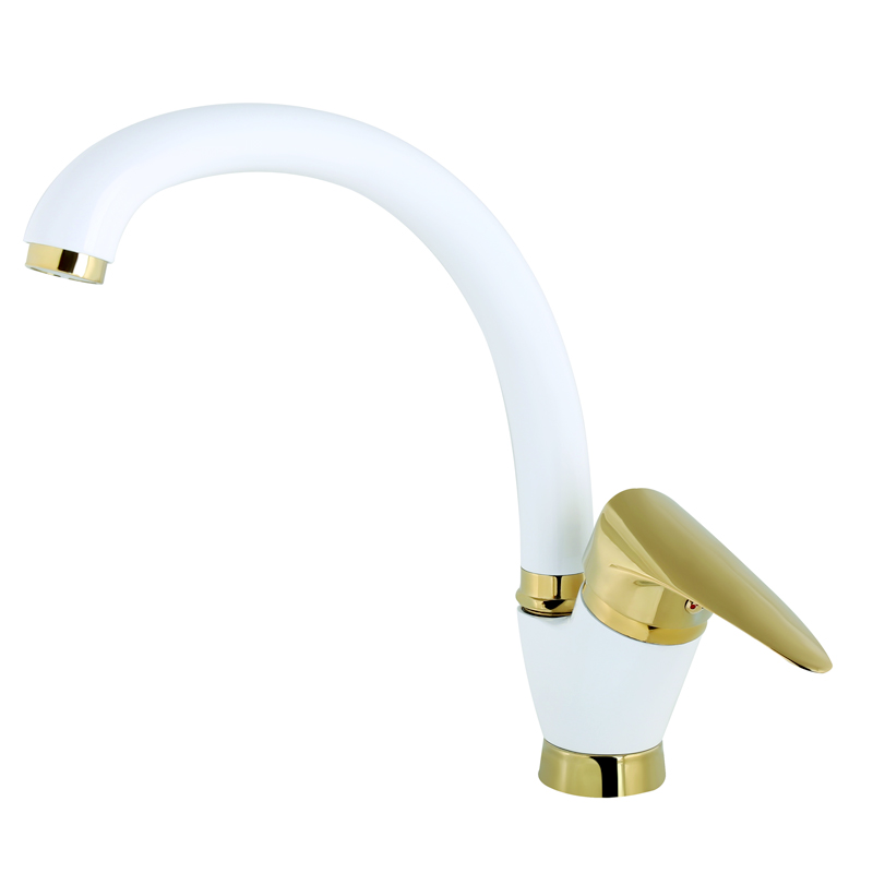 شیر ظرفشویی آلفا سفید طلا PADRA